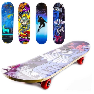 Placa skateboard din lemn, 60 cm, diverse modele